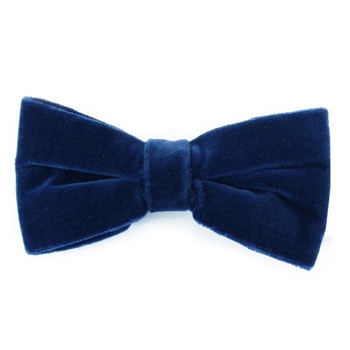 40067 Velvet Bow Tie up to 22" collar (3 Colours)