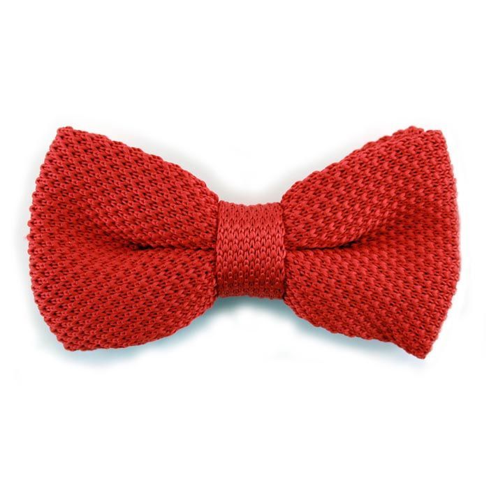 44320 Plain Knitted Bow Tie (3 Colours)