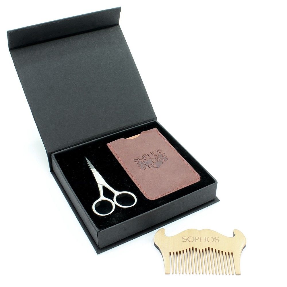 724210 Moustache Shaping Comb & Scissor Set