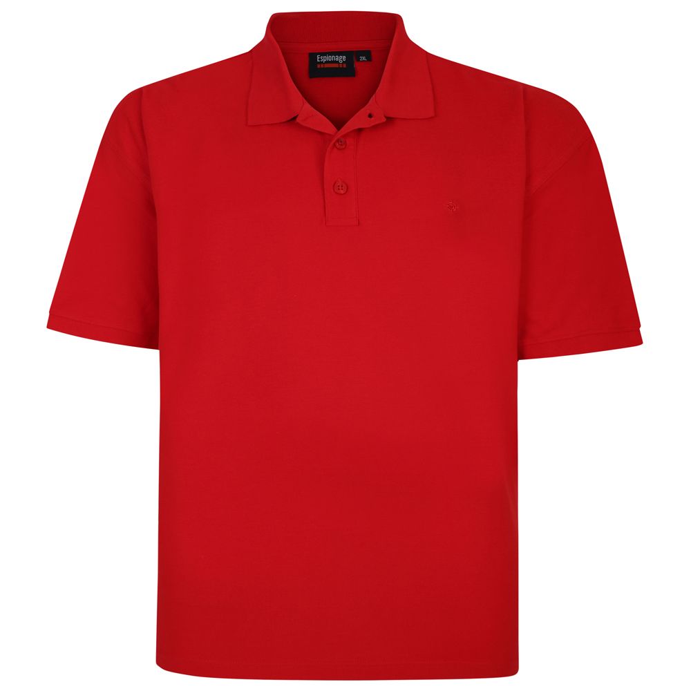 A10073 Espionage Pique Polo Shirt (Red)