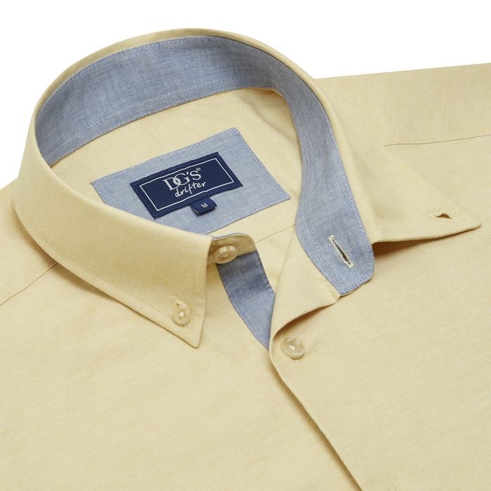 A10169 DG's Drifter New S/S Classic Oxford Shirt (Lemon)