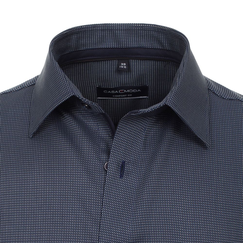 A10315XT Tall Fit Casamoda Premium Formal Shirt (Dark Blue)
