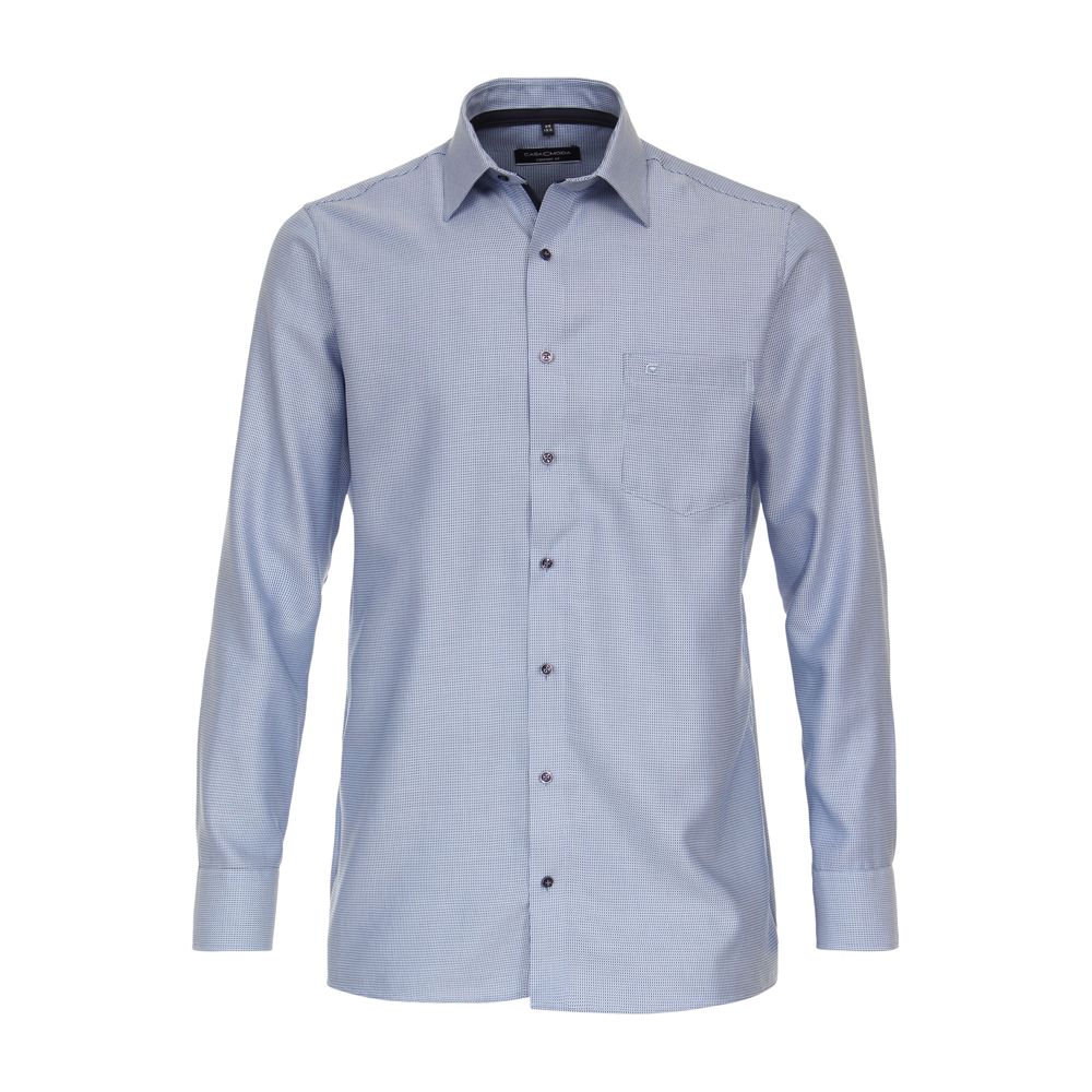 A10315 Casamoda Premium Formal Shirt (Mid Denim) | John Banks