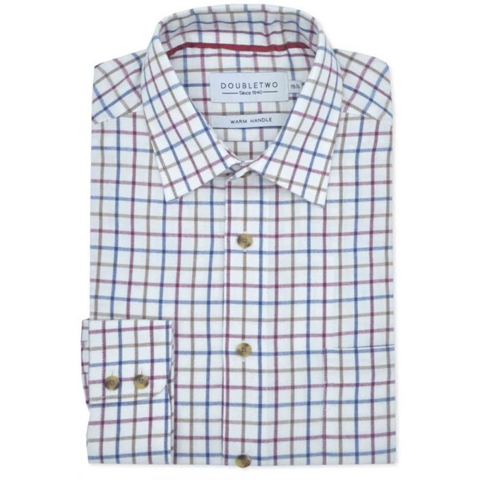 A10604 Double Two Tattersall Check Shirt