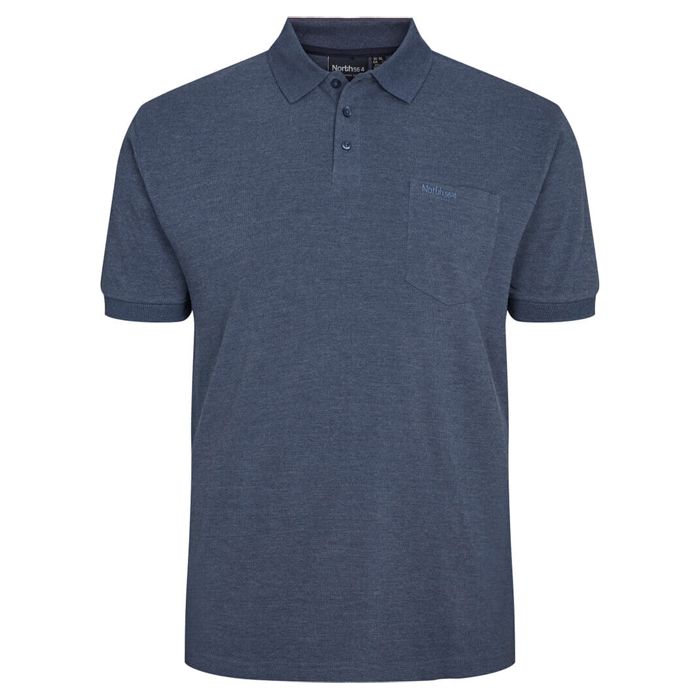 A10625XT Tall Fit North 56.4 Plain Polo Shirt (Blue)