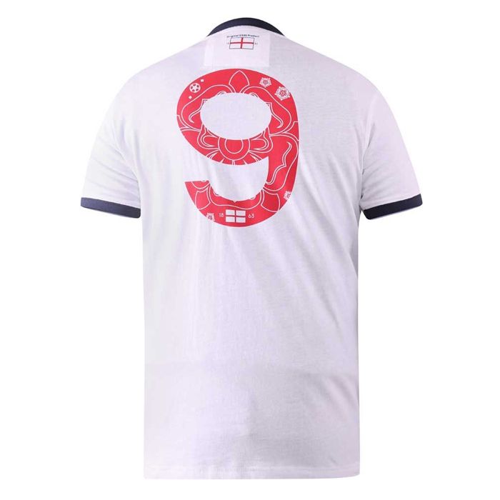 A10868XT Tall Fit D555 England Football T-Shirt (White)