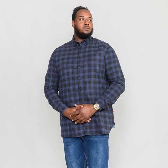 A10914XT Tall Fit D555 Flannel Check Shirt