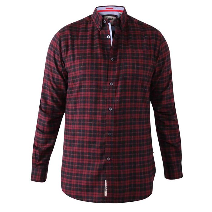 A10916 D555 Flannel Check Shirt