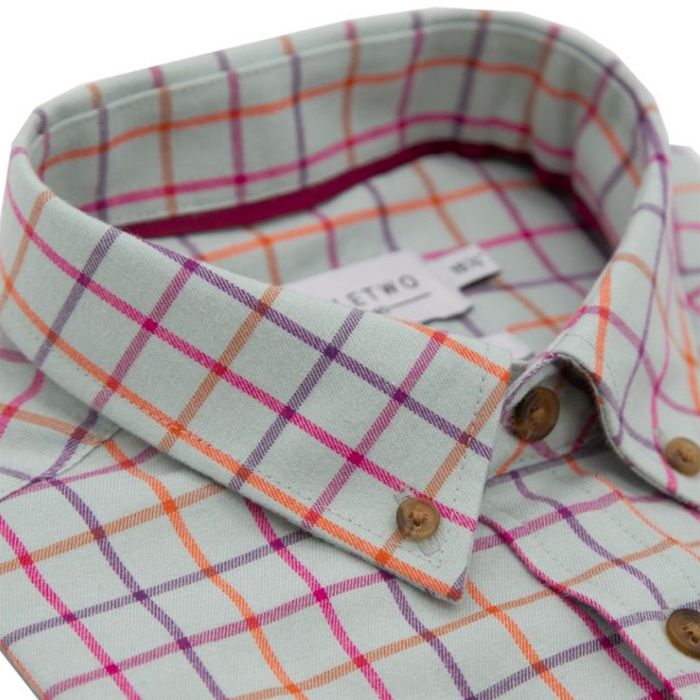 A10972 Double Two Tattersall Check Shirt