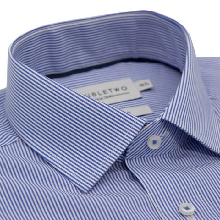 A10975XT Tall Fit Double Two Striped Formal Shirt