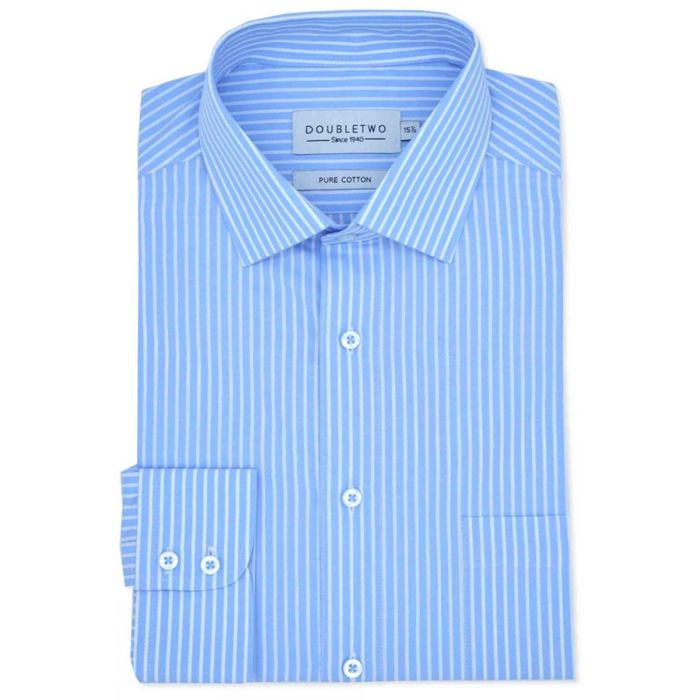 A10976XT Tall Fit Double Two Striped Formal Shirt