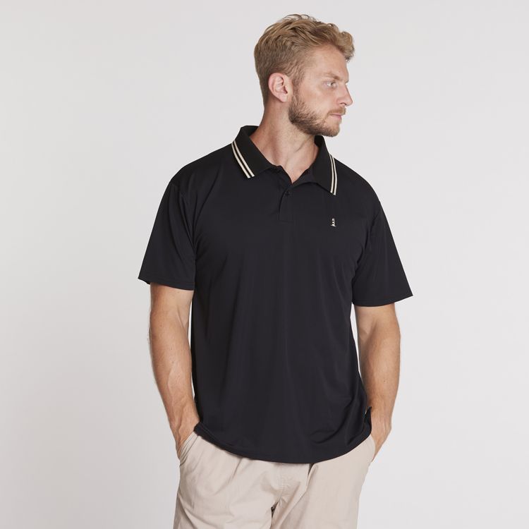 A11066XT Tall Fit North 56.4 Cool Effect Polo Shirt (Black)
