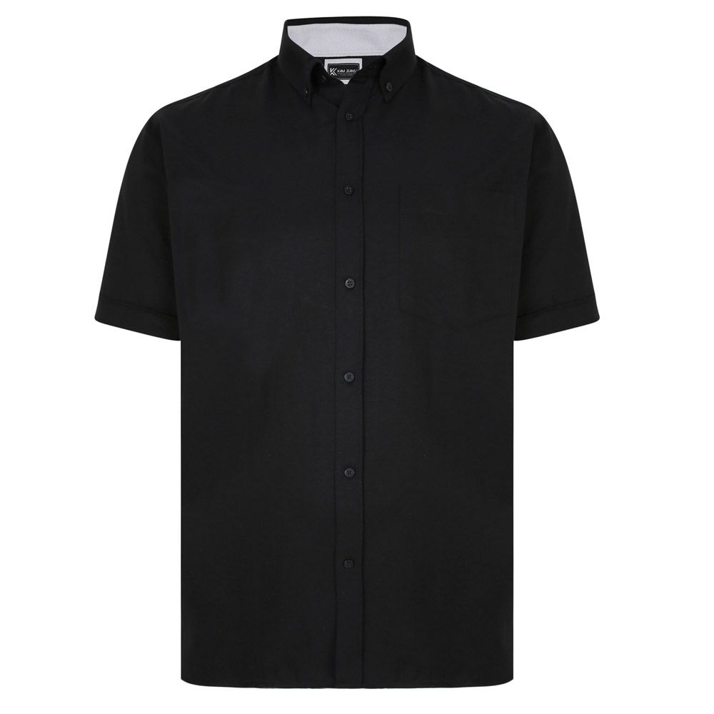 A11163 Kam Premium Oxford Shirt (Black)