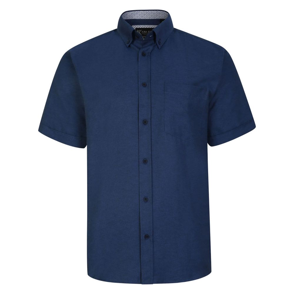 A11163 Kam Premium Oxford Shirt (Navy)