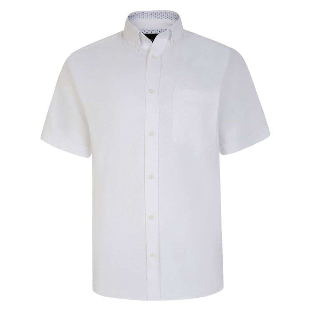 A11163 Kam Premium Oxford Shirt (White)
