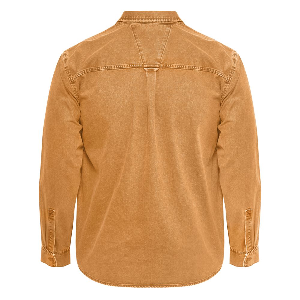 A11218 Blend Cotton Casual Shirt (Tan)