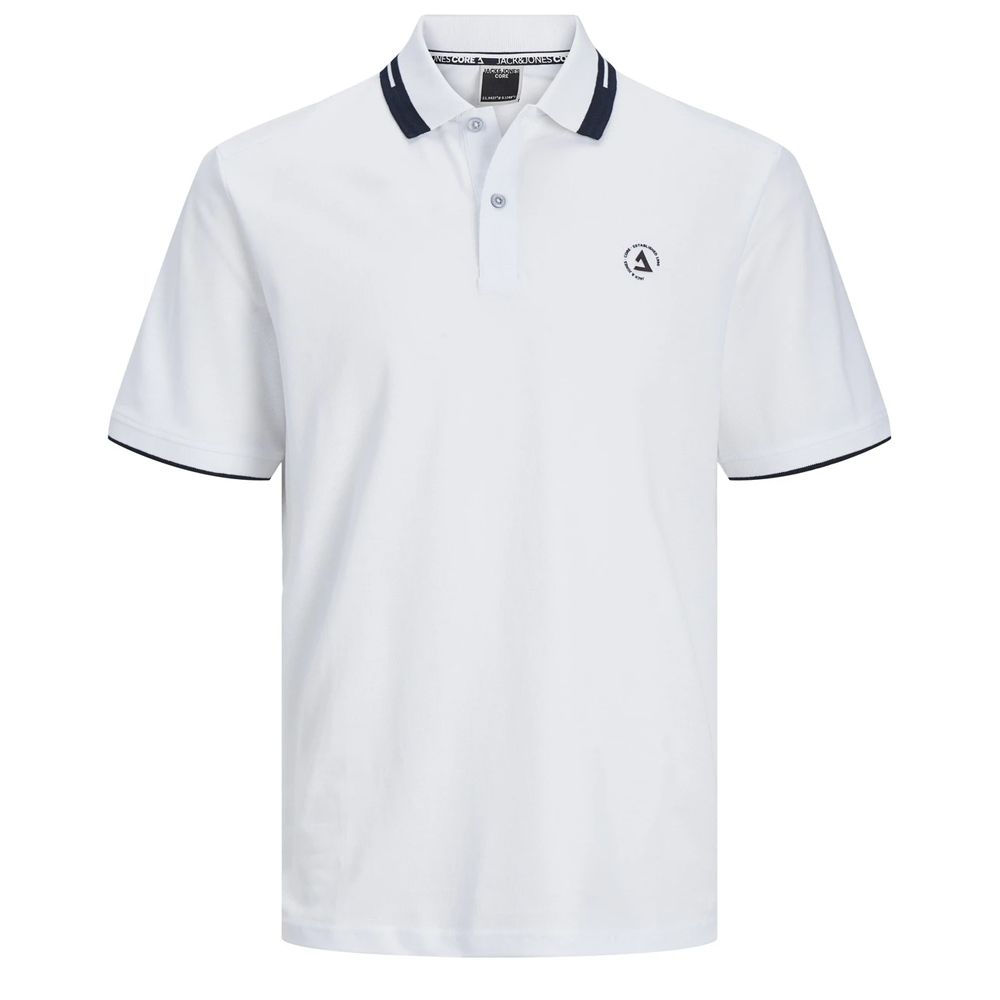 A11285 Jack & Jones Polo Shirt (White)
