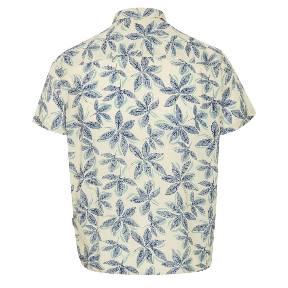 A11290 Blend Flower Print Shirt (Grey)
