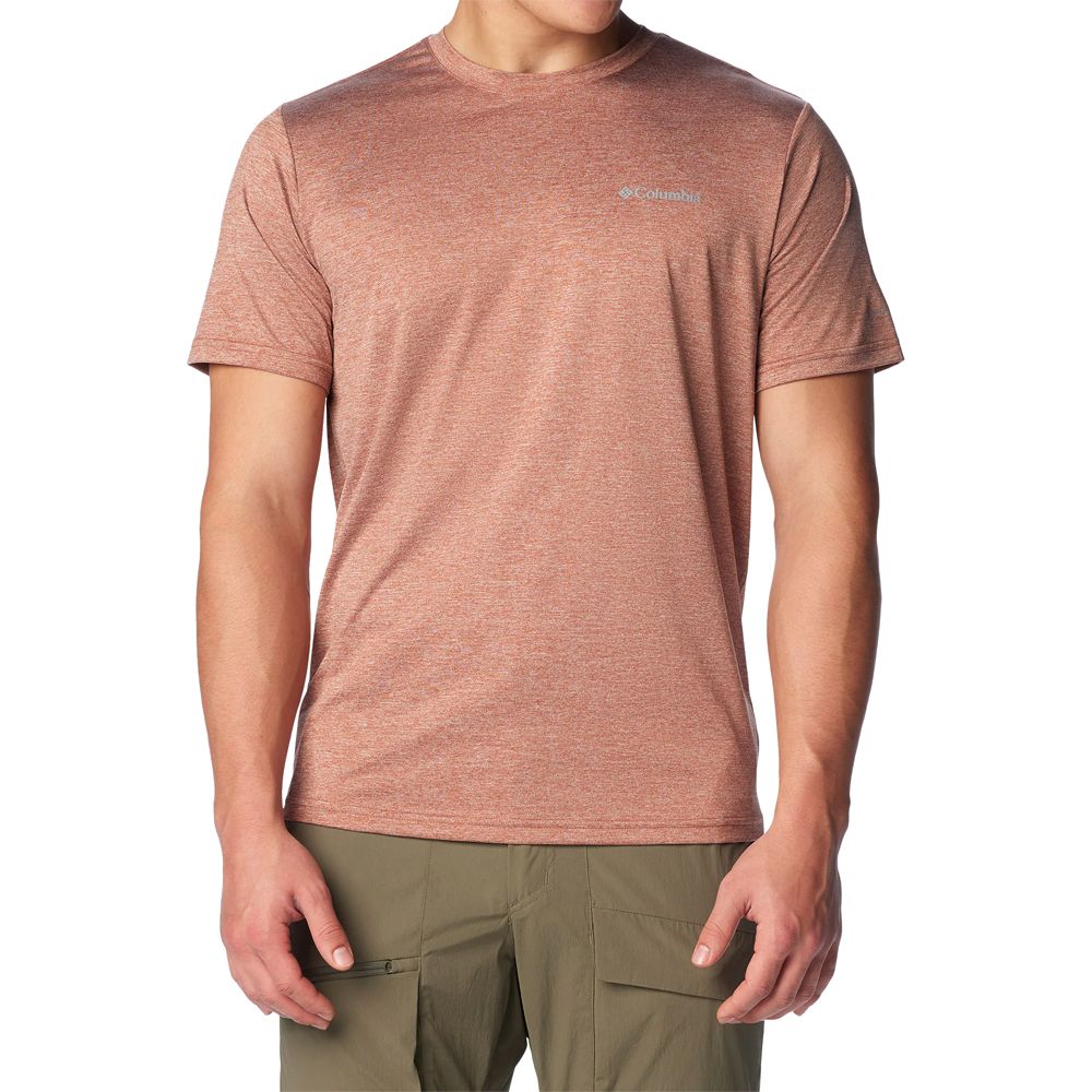 A11337 Columbia Dry Tech T Shirt (Salmon)