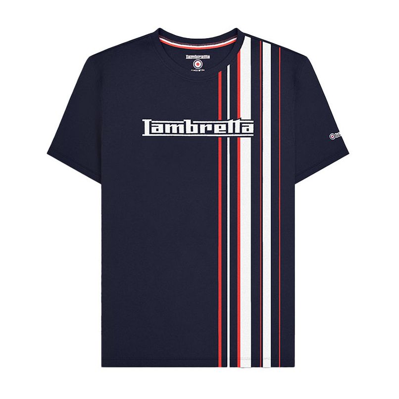A11369 Lambretta Racing Stripe T-Shirt