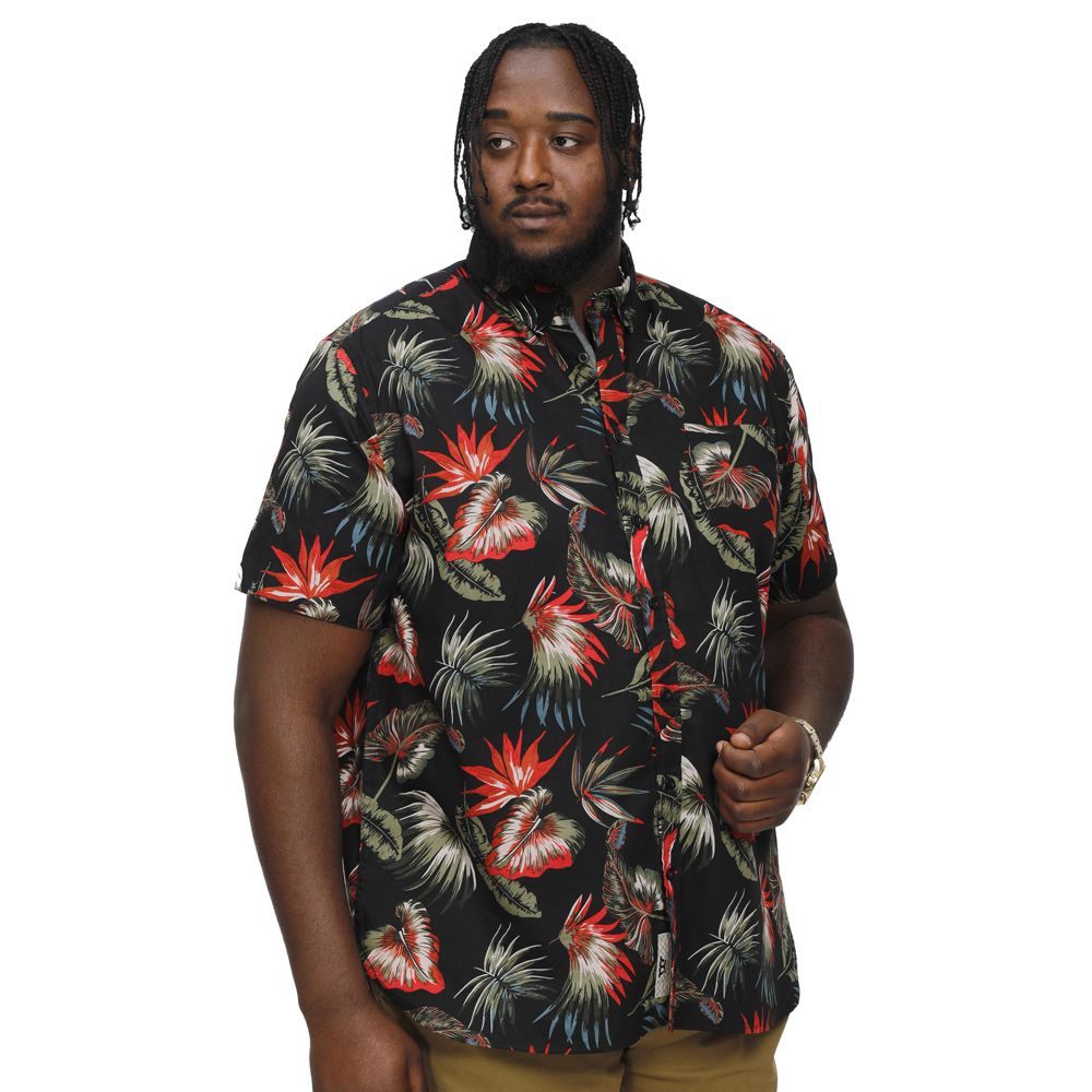 A11391XT Tall Fit D555 Hawaiian Print Shirt