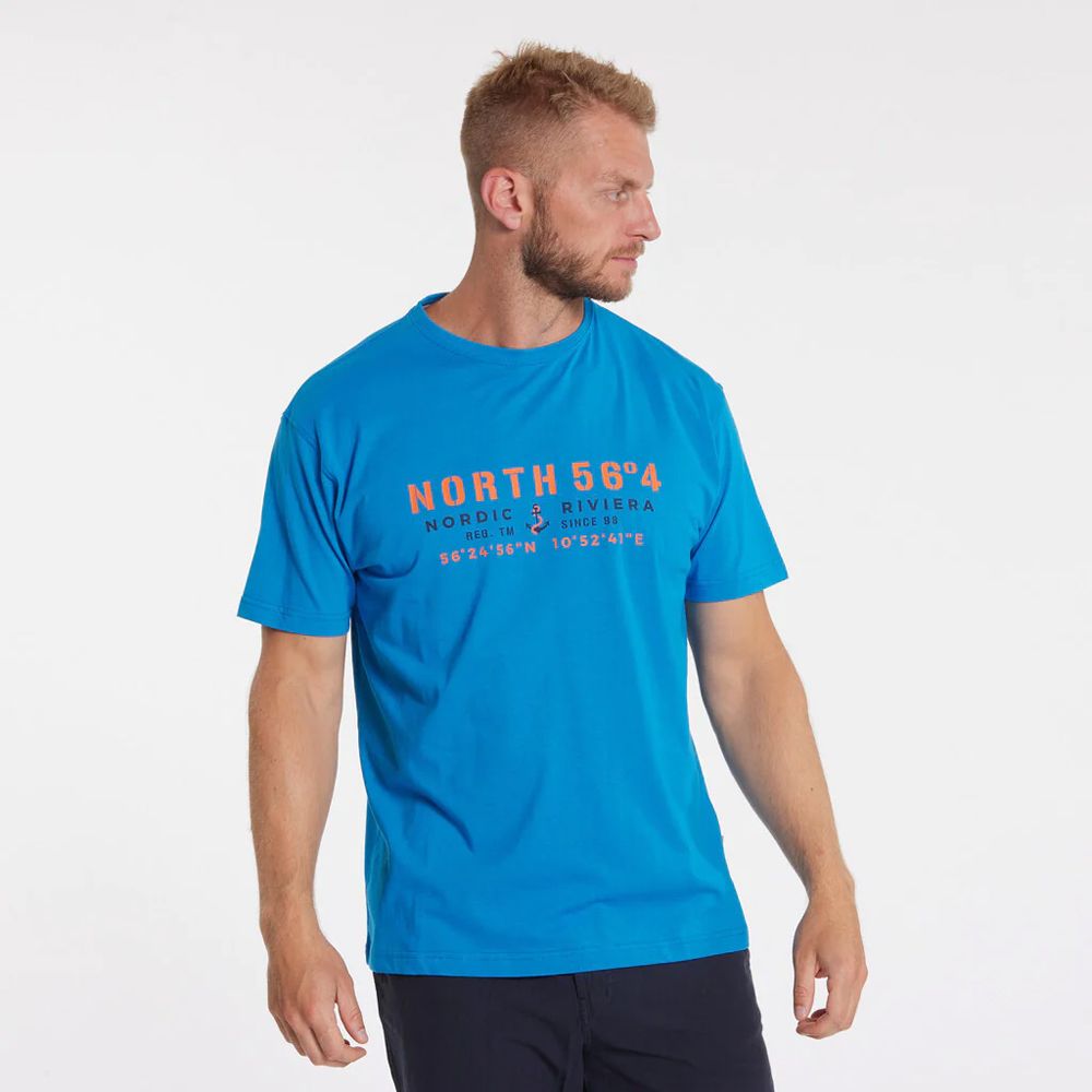 A11397XT Tall Fit North 56.4 Printed T-Shirt (Blue)