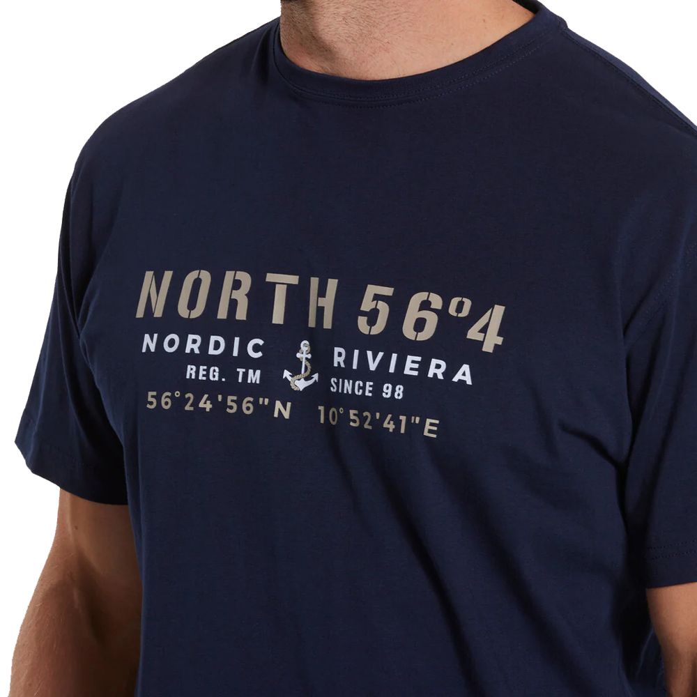 A11397XT Tall Fit North 56.4 Printed T-Shirt (Navy)