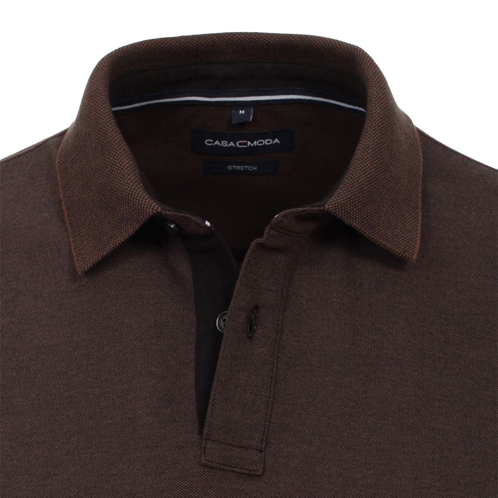 A11402 Casamoda Premium Polo Shirt (Chocolate)