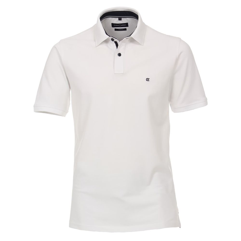 A11402 Casamoda Premium Polo Shirt (White)