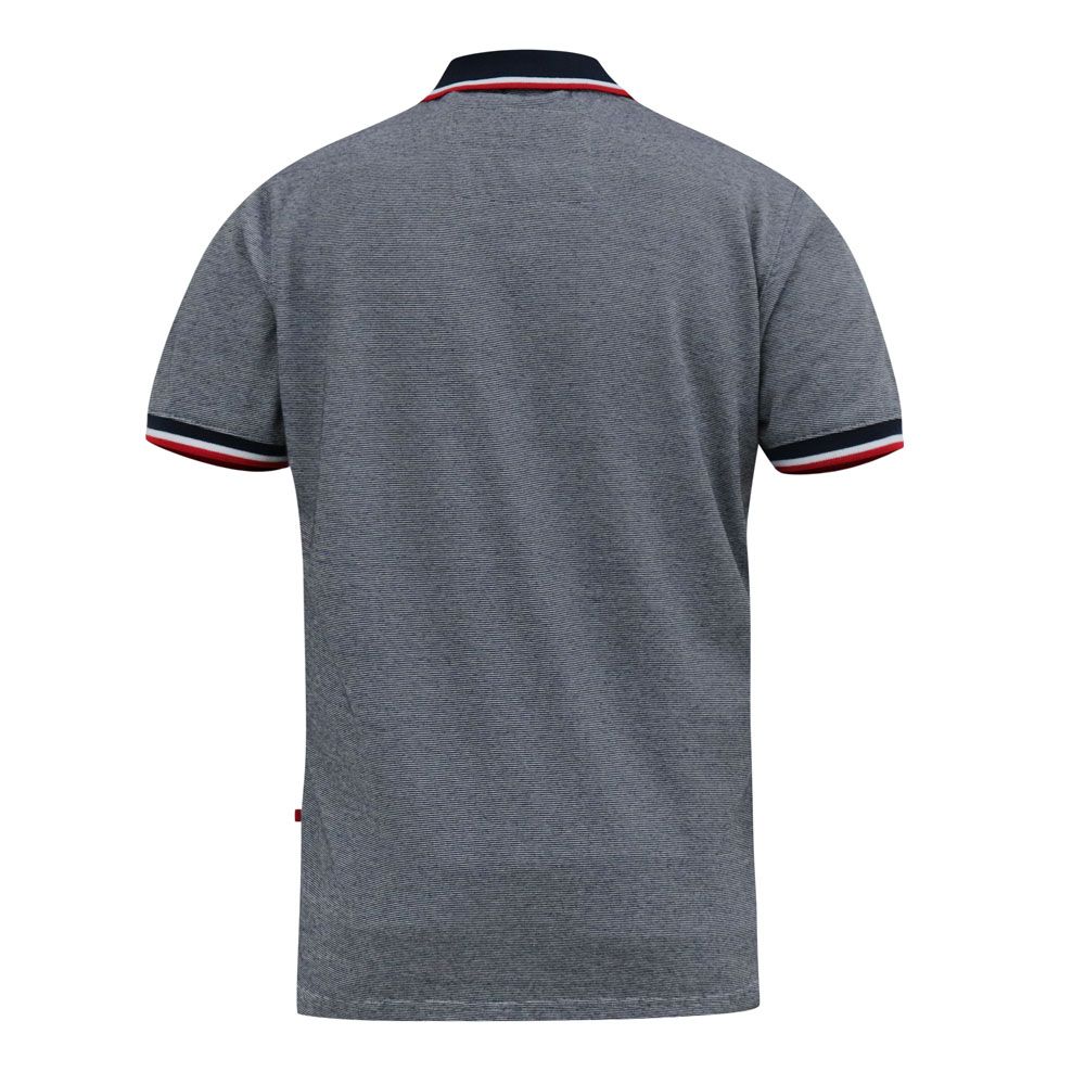 A11425 D555 Fine Stripe Jersey Polo Shirt