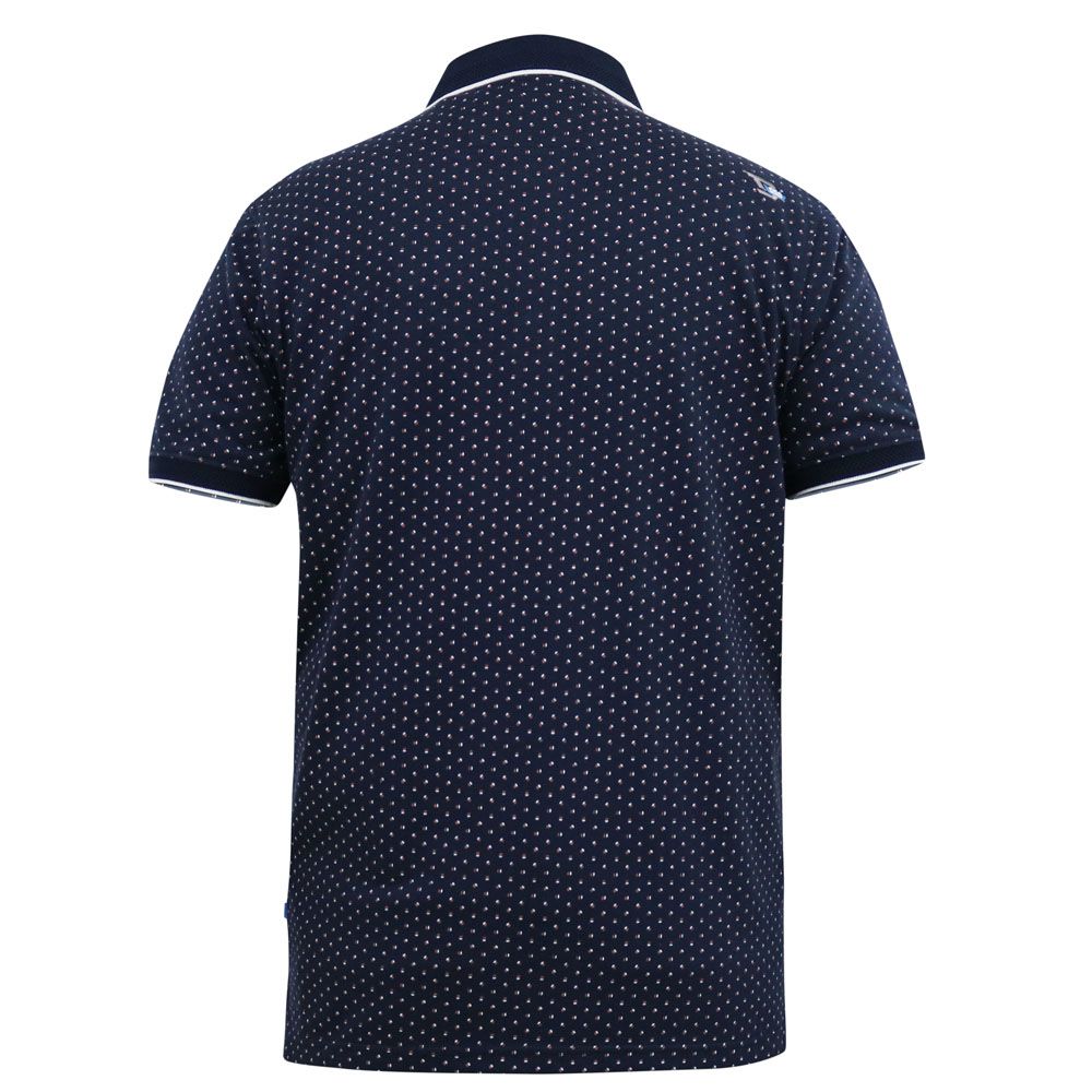A11426 D555 Printed Polo Shirt
