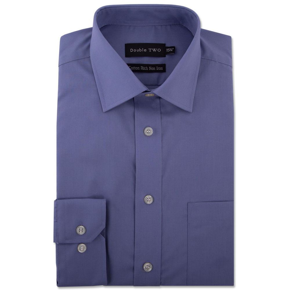 A6050XT Tall Fit Plain L/S Formal Shirt (Grape)