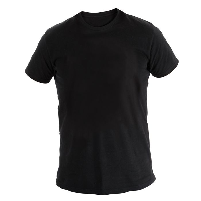 A6931 Espionage Plain Crew Neck T-Shirt (Black)