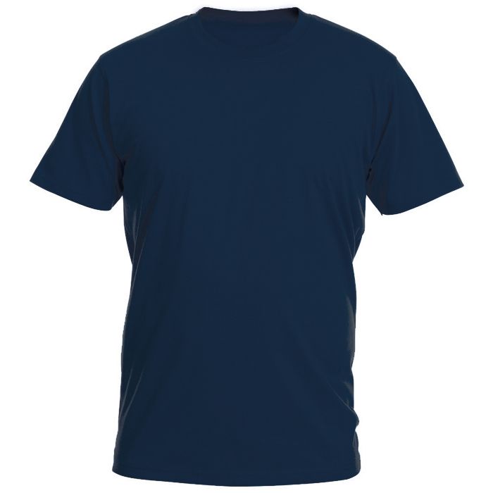 A6931 Espionage Plain Crew Neck T-Shirt (Navy)