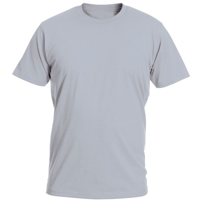 A6931 Espionage Plain Crew Neck T-Shirt (Silver Marl)