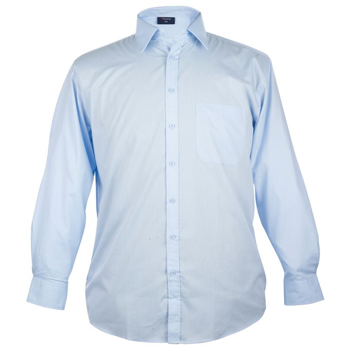 A9008 L/S Regular Collar Office Shirt (Lt Blue)