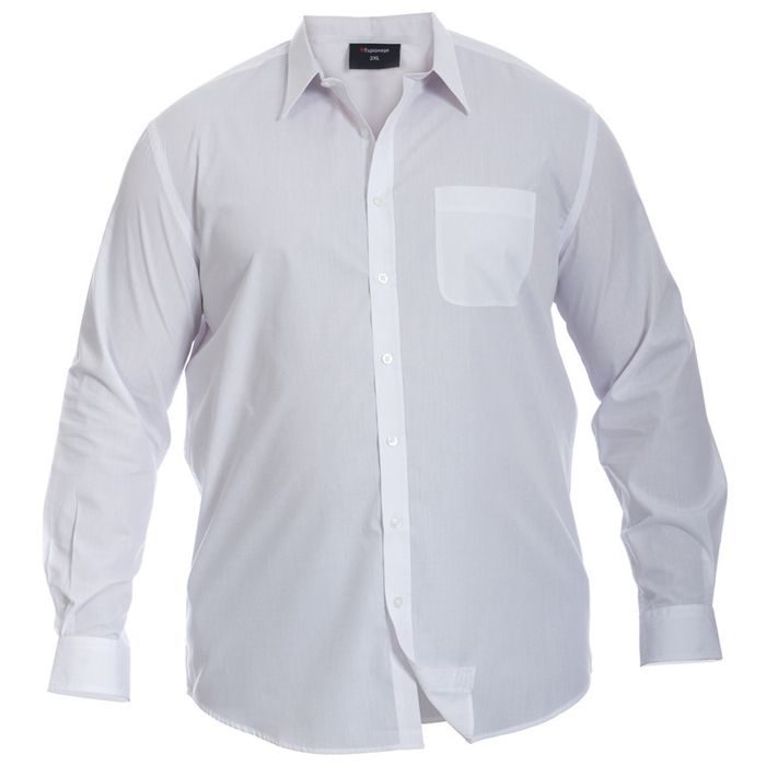 A9008 L/S Regular Collar Office Shirt (White)