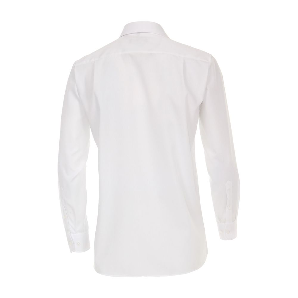A9009XT Tall Fit Casamoda Plain Long Sleeve Shirt (White)