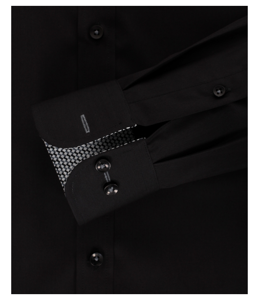 A9546 Casamoda Premium L/S Shirt (Black)