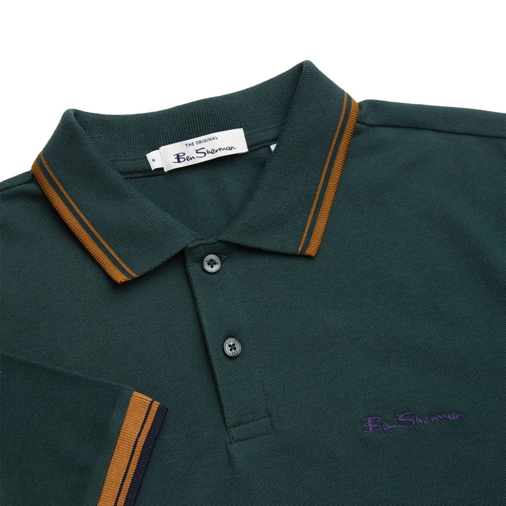 A9649 Ben Sherman Signature Polo Shirt (Dark Green)