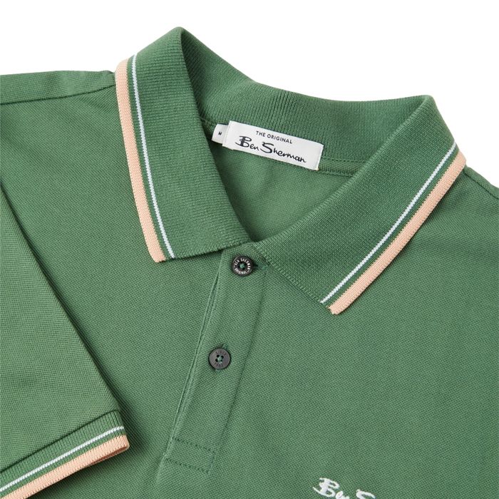 A9649 Ben Sherman Signature Polo Shirt (Green)