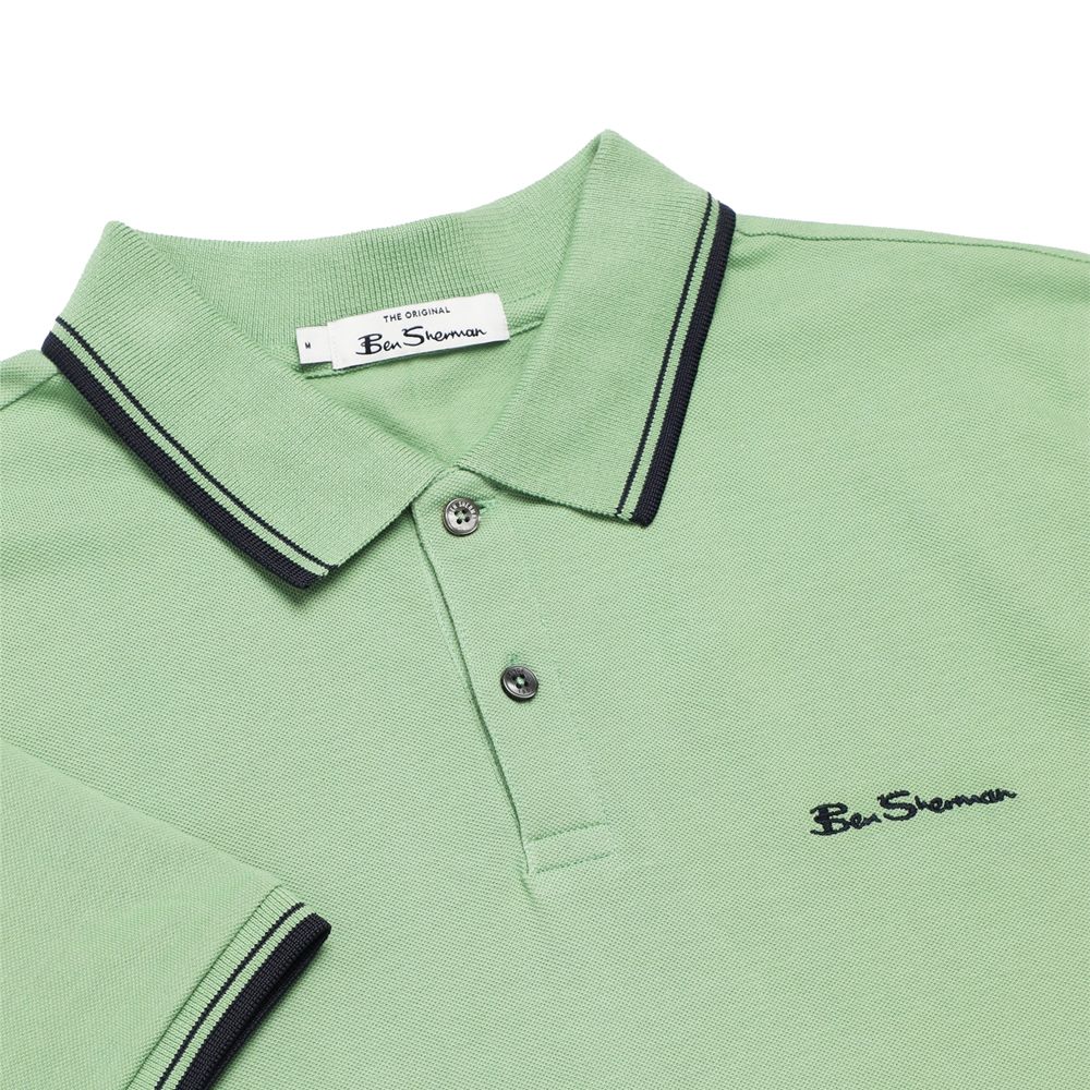 A9649 Ben Sherman Signature Polo Shirt (Grass Green)