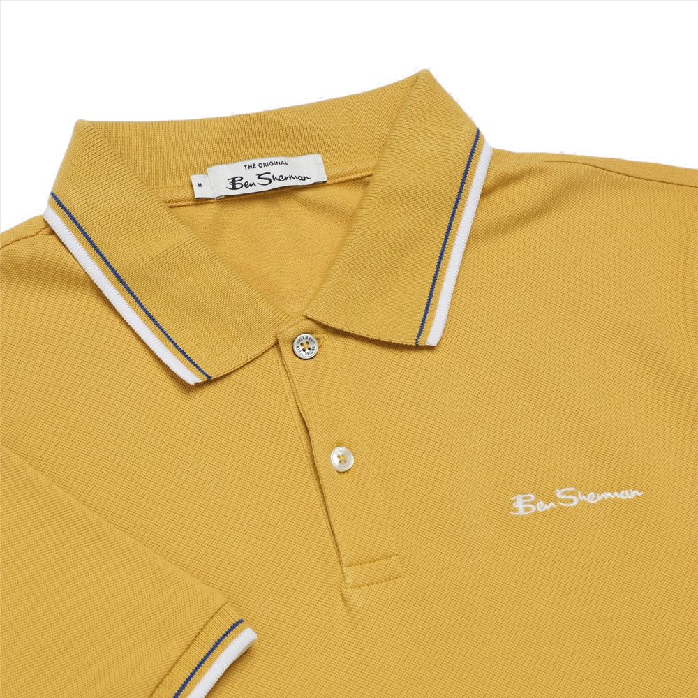 A9649 Ben Sherman Signature Polo Shirt (Sunflower)
