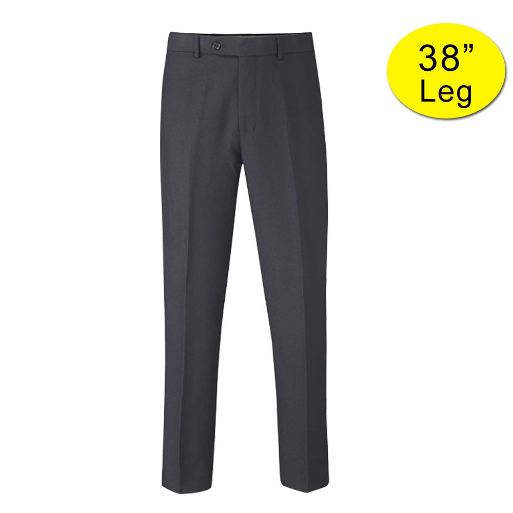 B1030XT Tall Fit Side Elastic Plain Skopes Trouser (Navy)