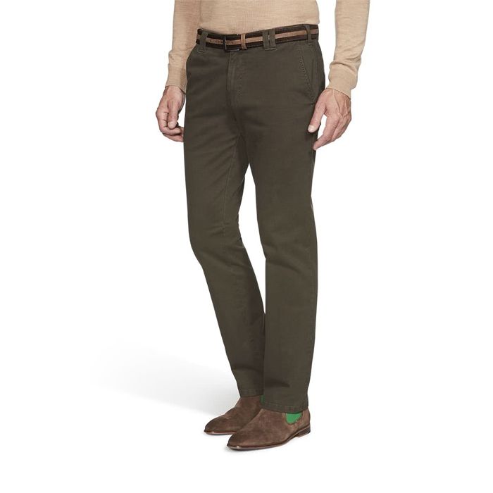 B1076XT Tall Fit Meyer Chino Trouser (Olive)
