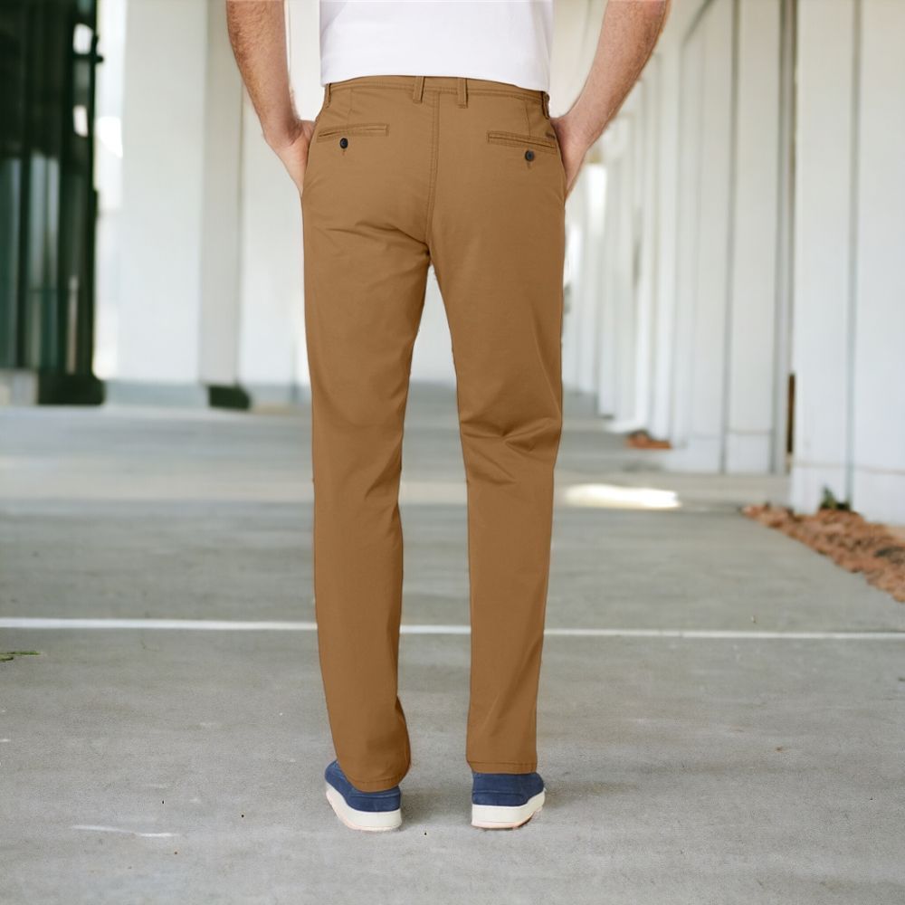 B1102XT Tall Fit Redpoint Chino Trousers (Stone)