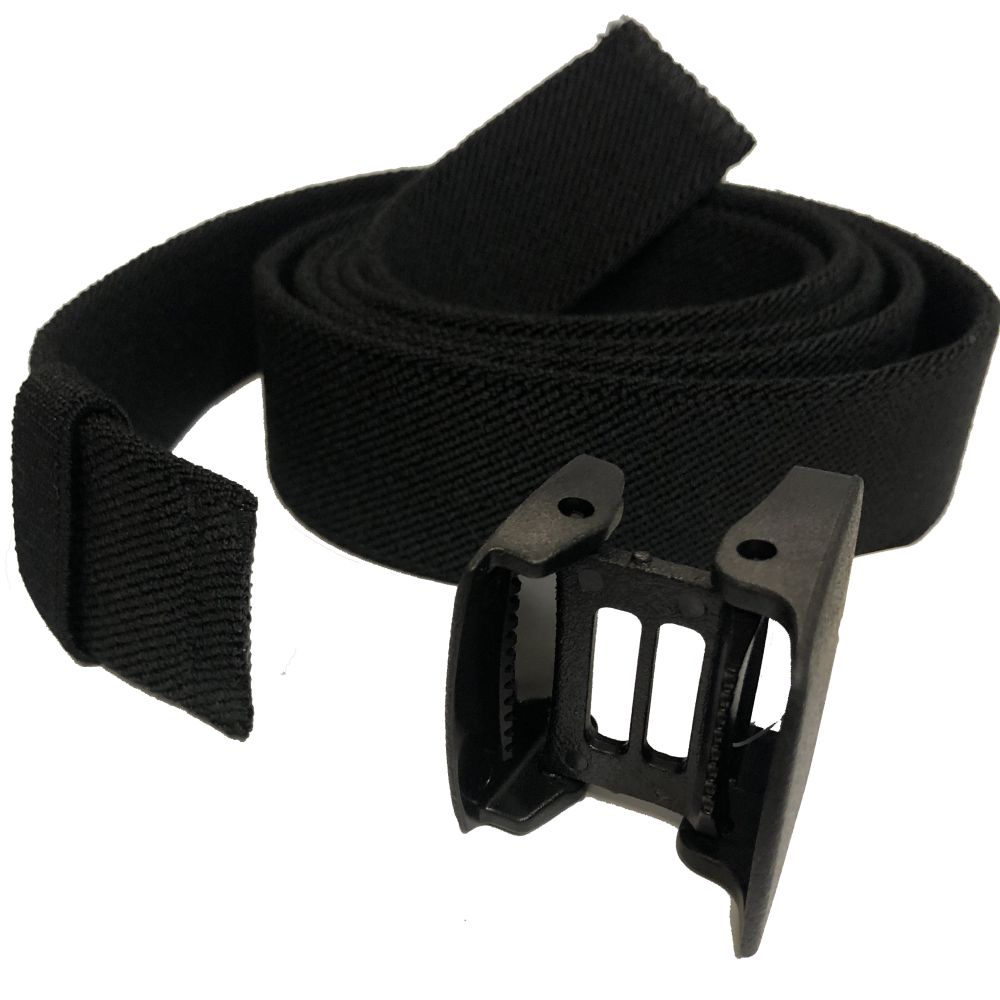 B1119  Stretch Action Belt (Plastic Buckle) (Black)