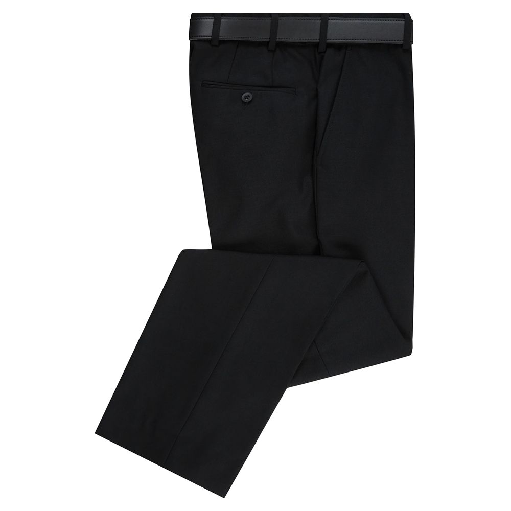 B1150 DG's Prestige San Vito Wool/Lycra blend Trousers (Black)