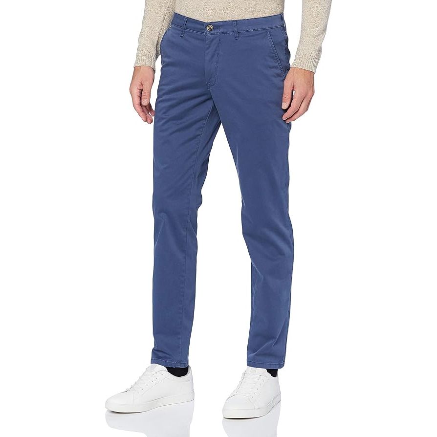 B1170 Gardeur Benito Stretch Chino Trousers (Blue)