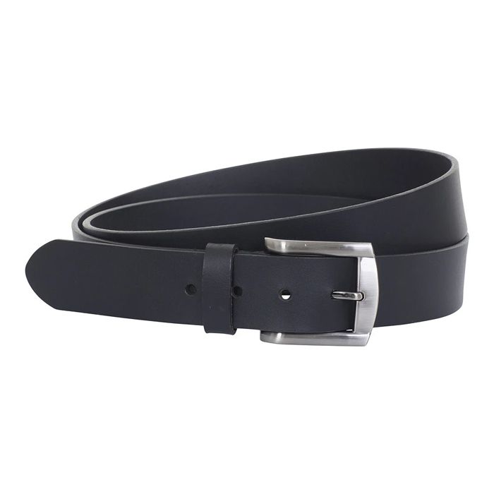 B873 1.5" Leather Jean Belt (Black)